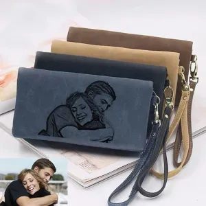 Customizable Photo Clutch Wallet