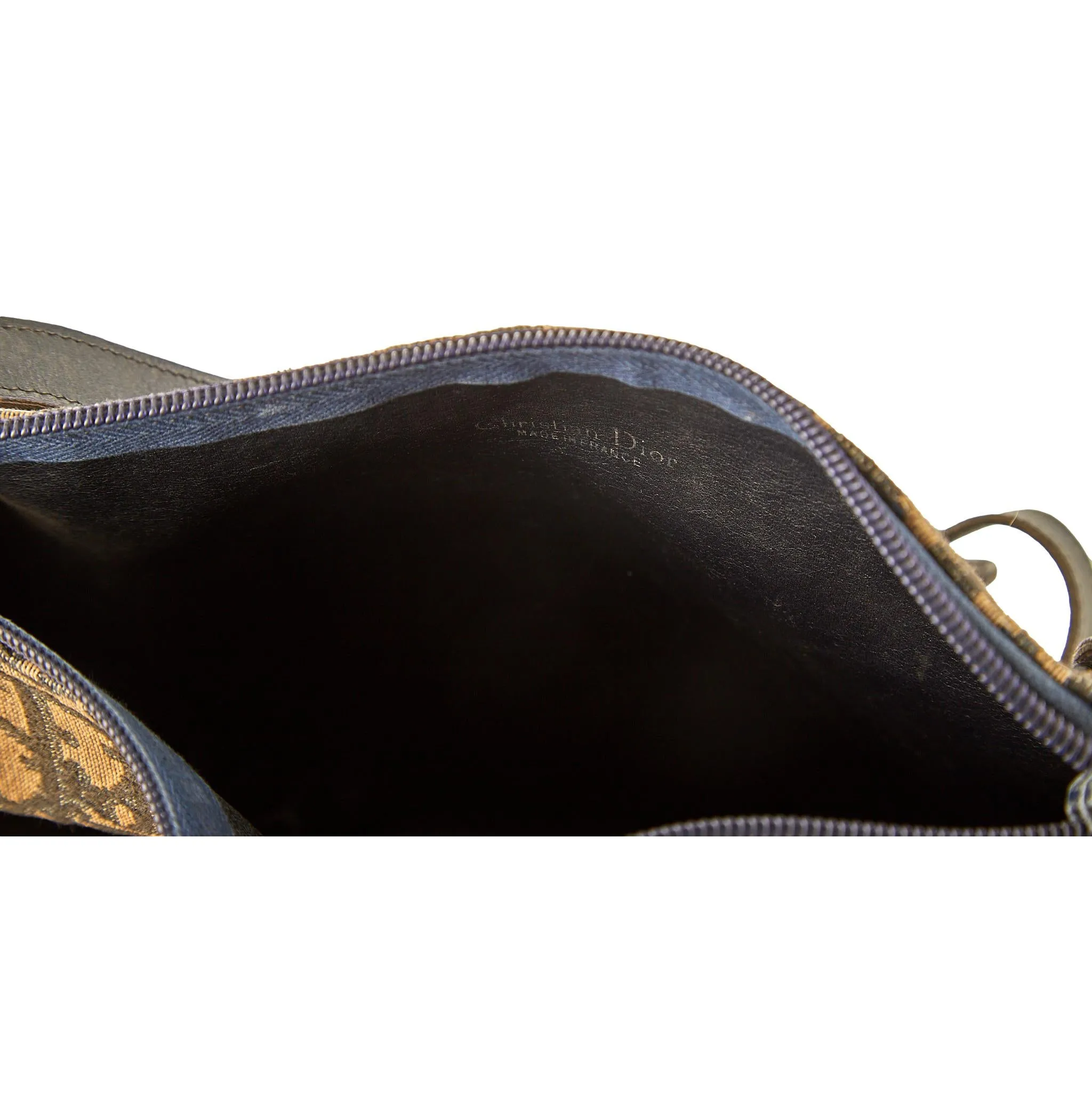 Dior Navy Logo Shoulder Bag