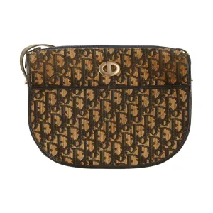 Dior Navy Logo Shoulder Bag