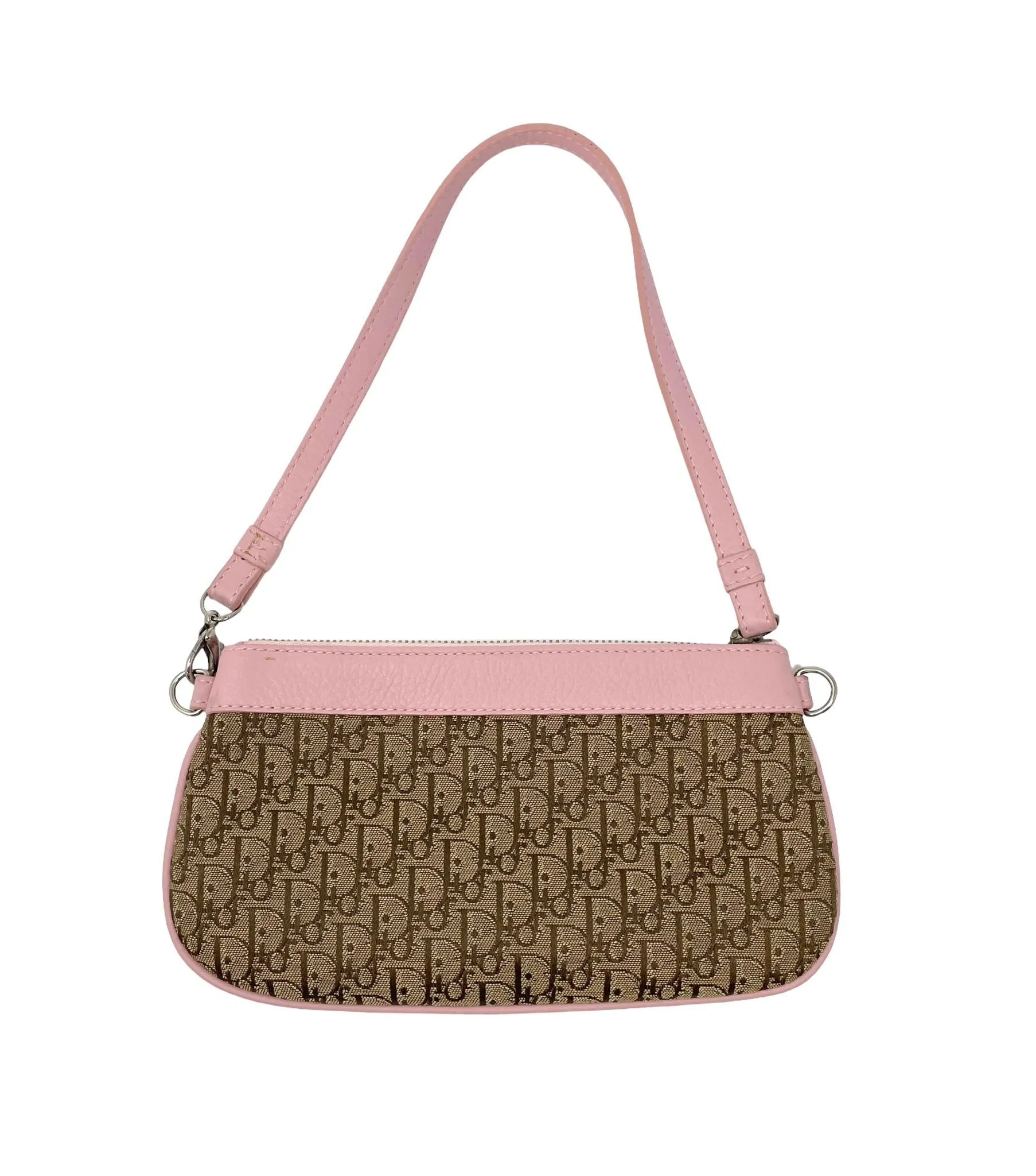 Dior Pink Logo Mini Shoulder Bag