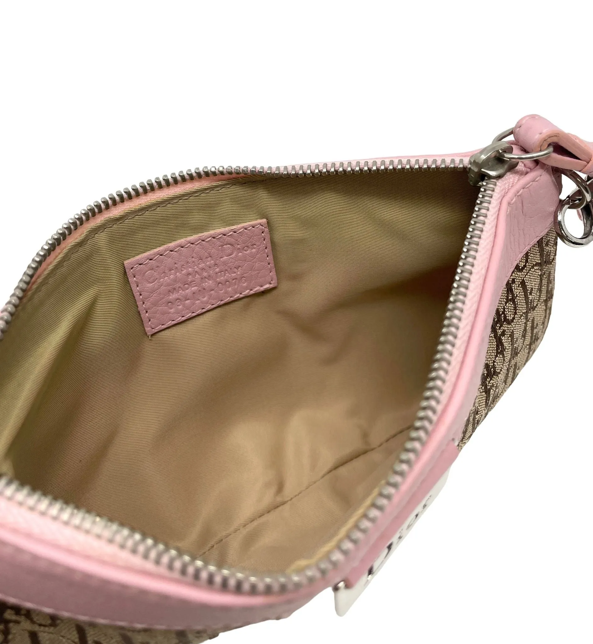 Dior Pink Logo Mini Shoulder Bag