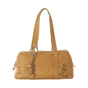 Dior Tan Leather Shoulder Bag