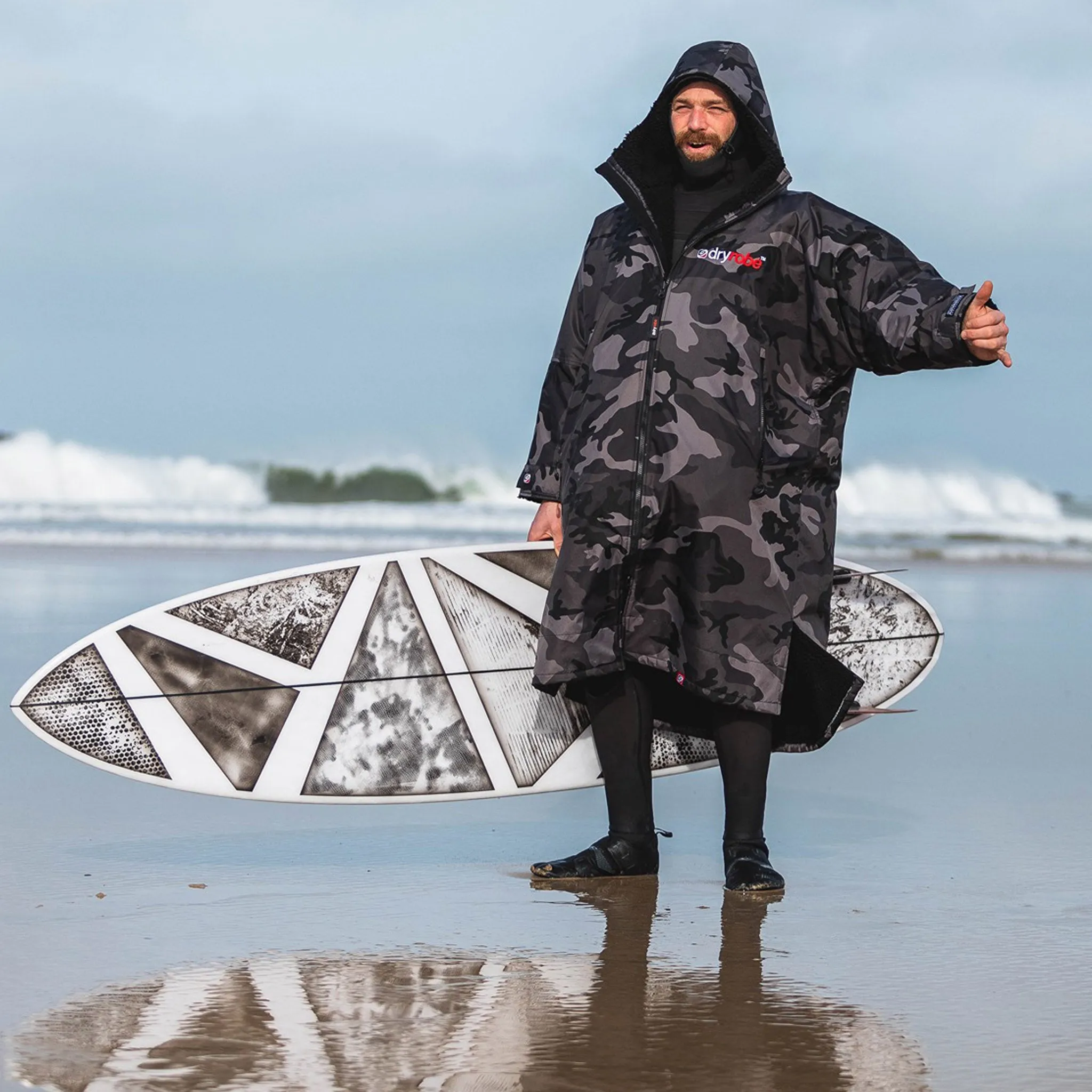 dryrobe Advance Long Sleeve Camo