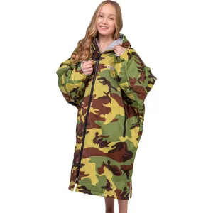 Dryrobe Advance Long Sleeve Junior Changing Robe - Camo