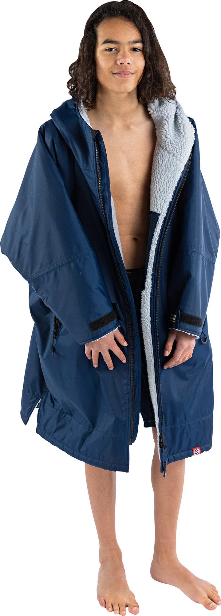 Dryrobe Advance Long Sleeve Junior Changing Robe - Navy