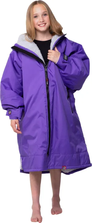 Dryrobe Advance Long Sleeve Junior Changing Robe - Purple