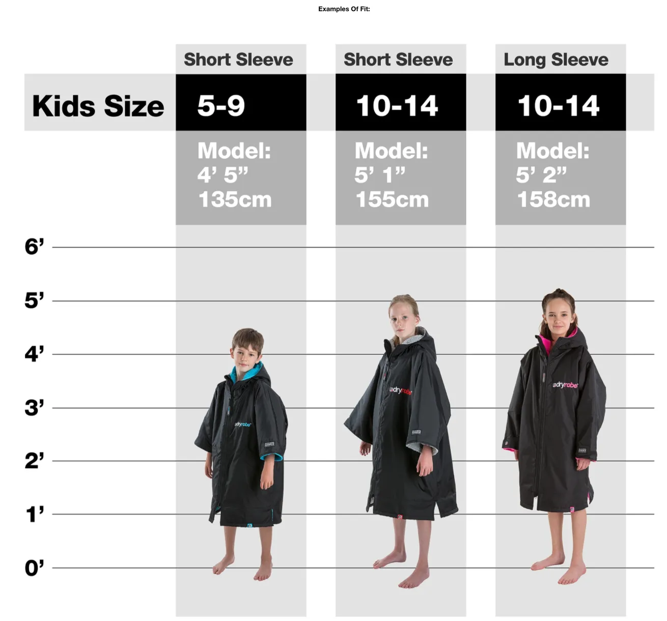 DRYROBE ADVANCE LONG SLEEVE - KID'S - AGE 10 - 14 YEARS