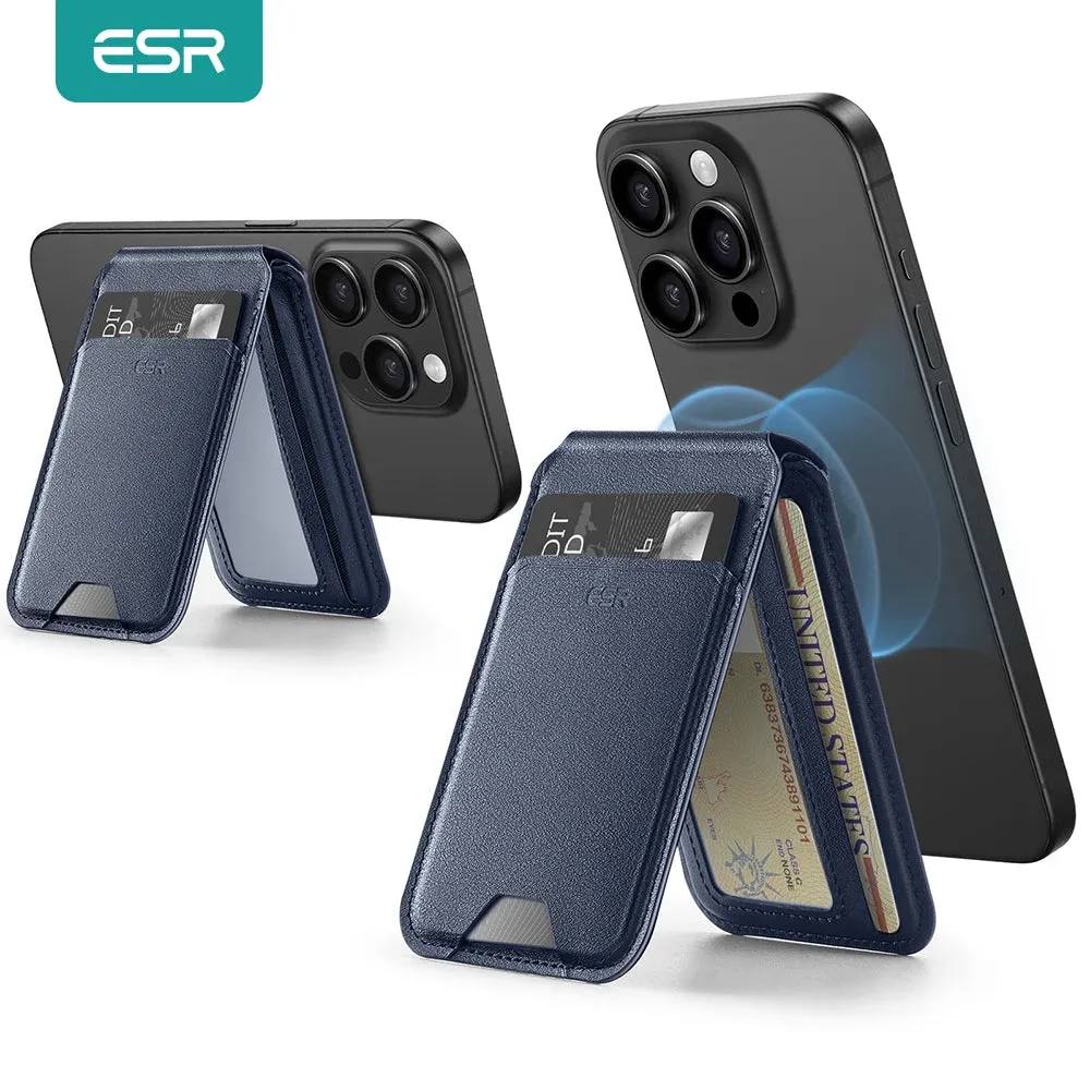 ESR Leather MagSafe®Wallet and Stand for Apple iPhone