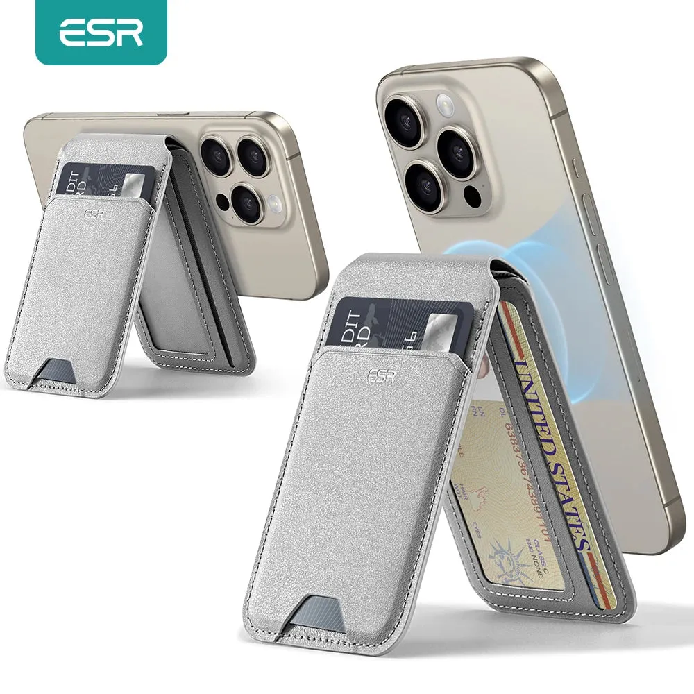 ESR Leather MagSafe®Wallet and Stand for Apple iPhone