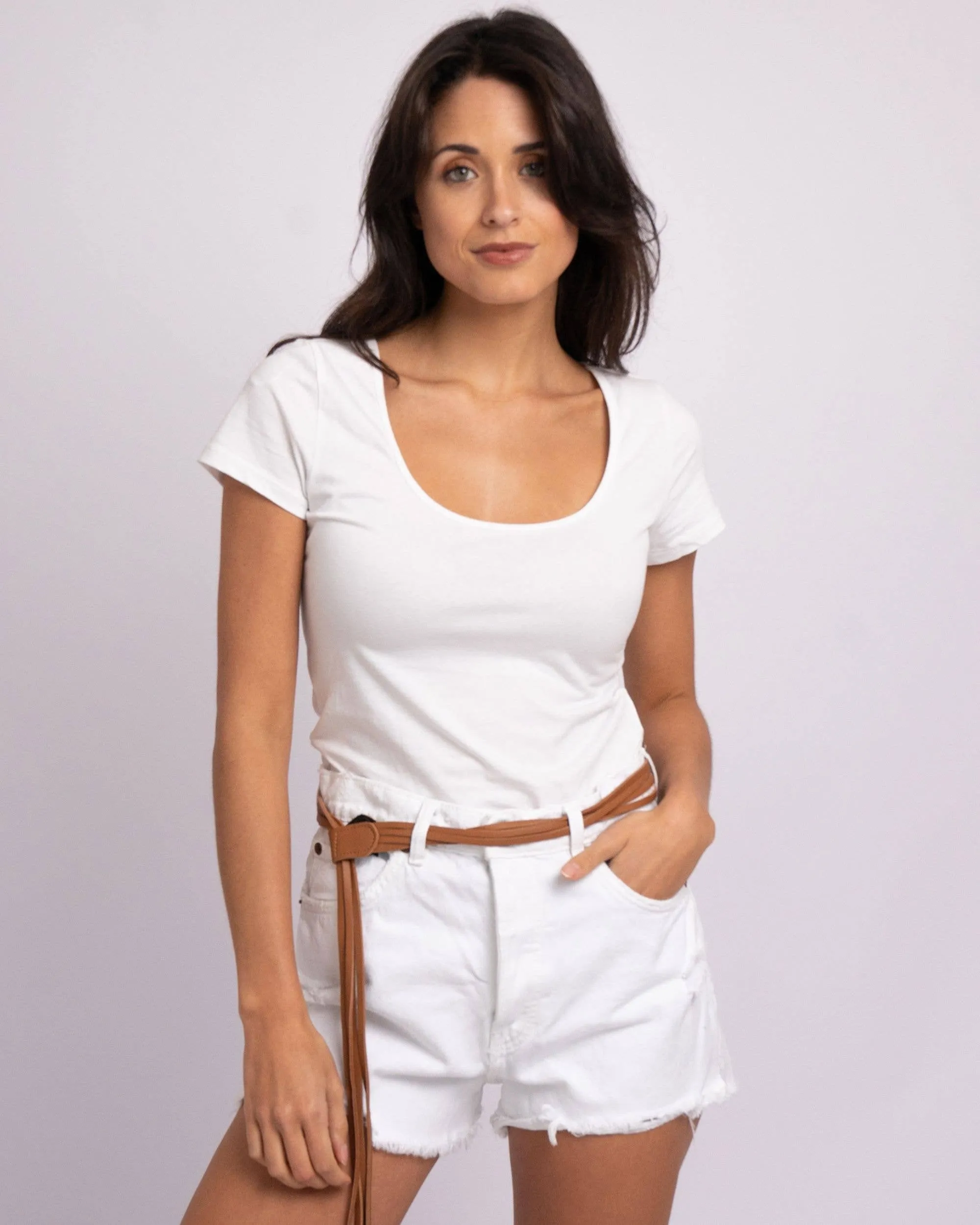 Evin | Leather Rope Belt