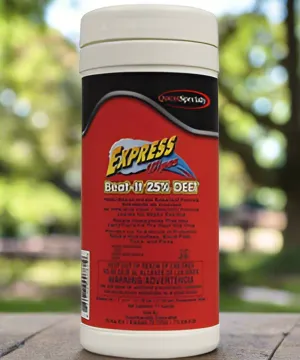 EXPRESS WIPES Beat-It 25% DEET