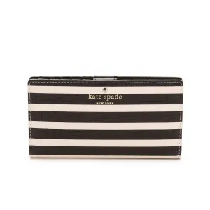 Fairmount Square Stacy Continental Snap Black and Sandy Beach Wallet