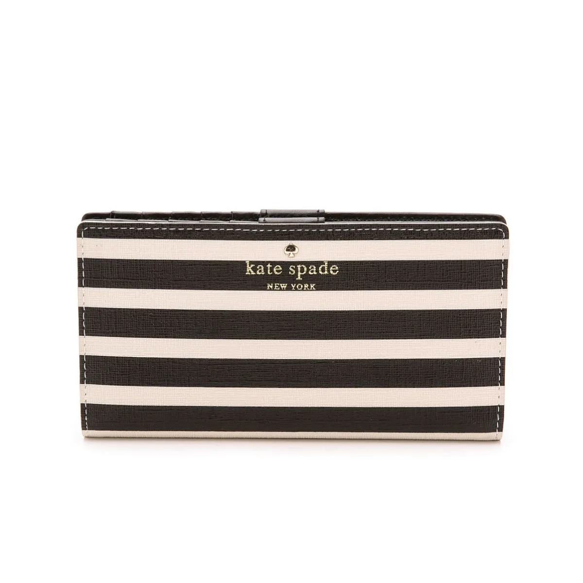 Fairmount Square Stacy Continental Snap Black and Sandy Beach Wallet