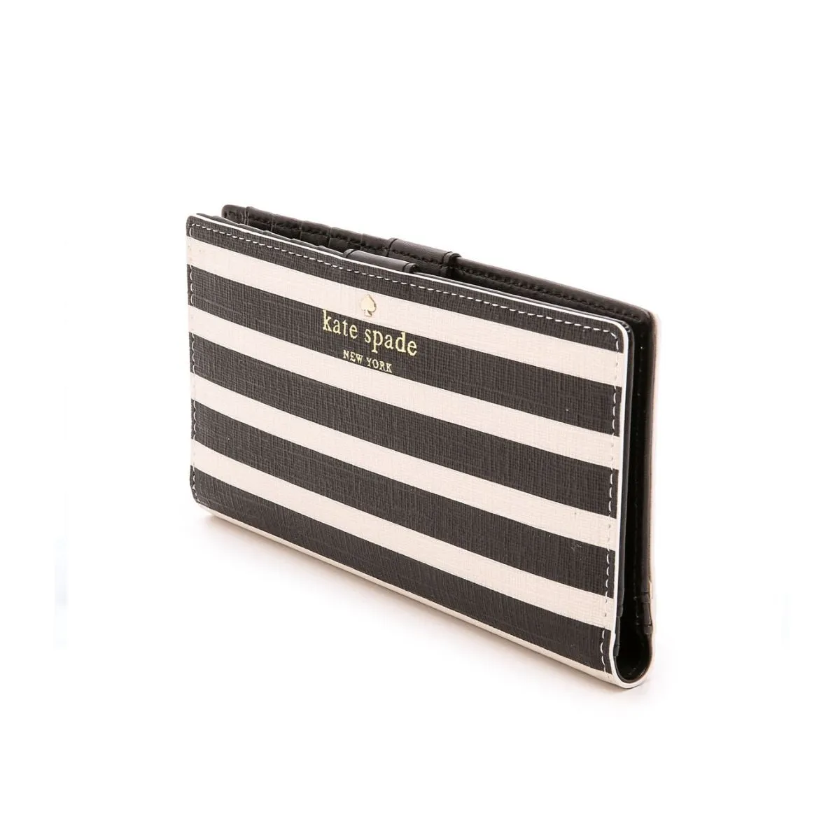Fairmount Square Stacy Continental Snap Black and Sandy Beach Wallet