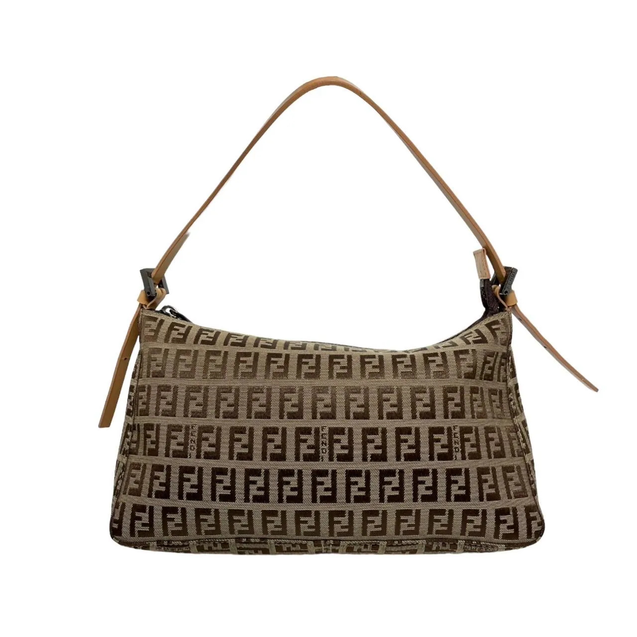 Fendi Brown Logo Mini Shoulder Bag