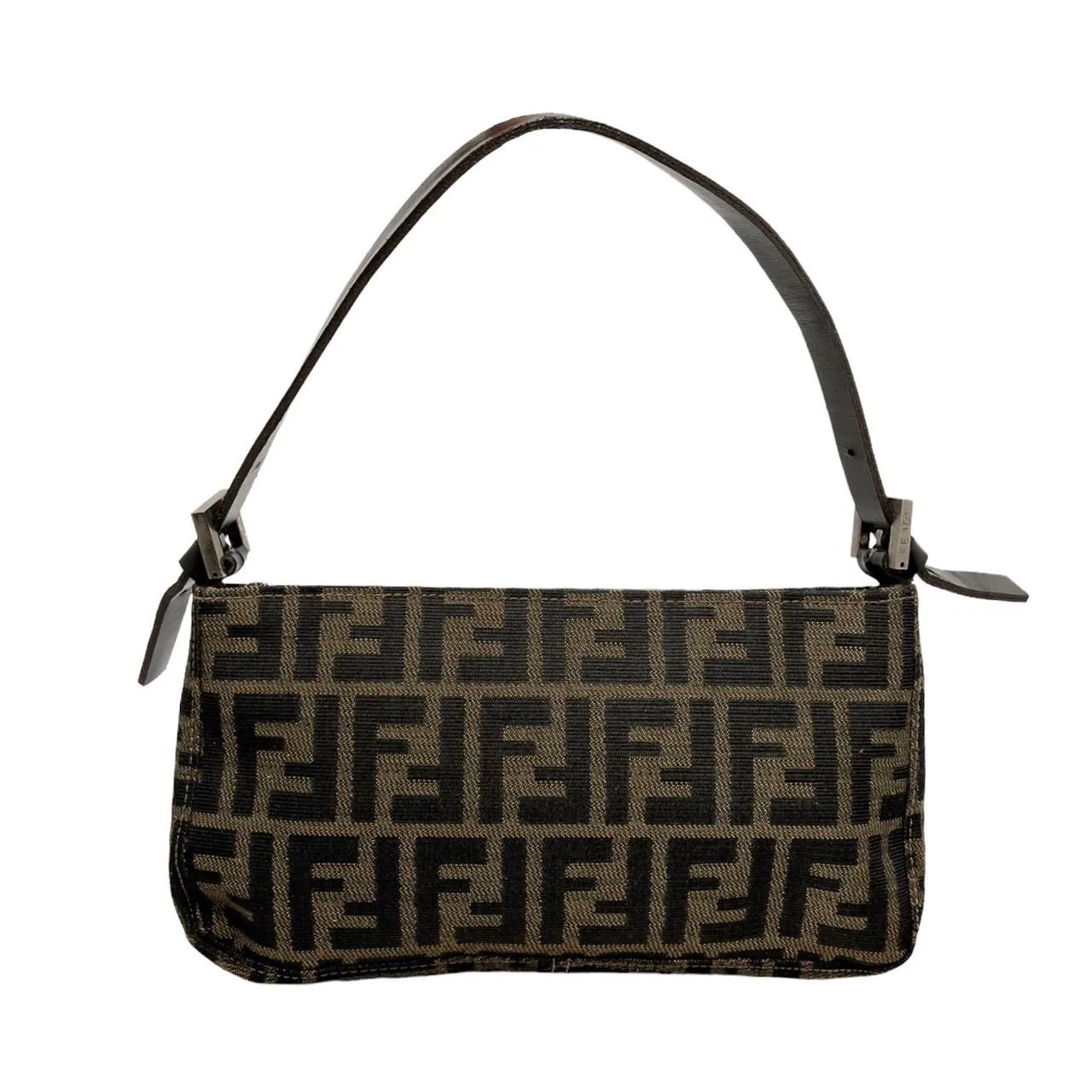 Fendi Brown Logo Mini Shoulder Bag