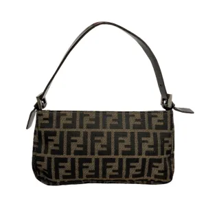 Fendi Brown Logo Mini Shoulder Bag