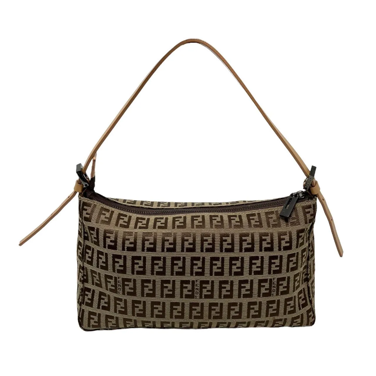 Fendi Brown Logo Mini Shoulder Bag