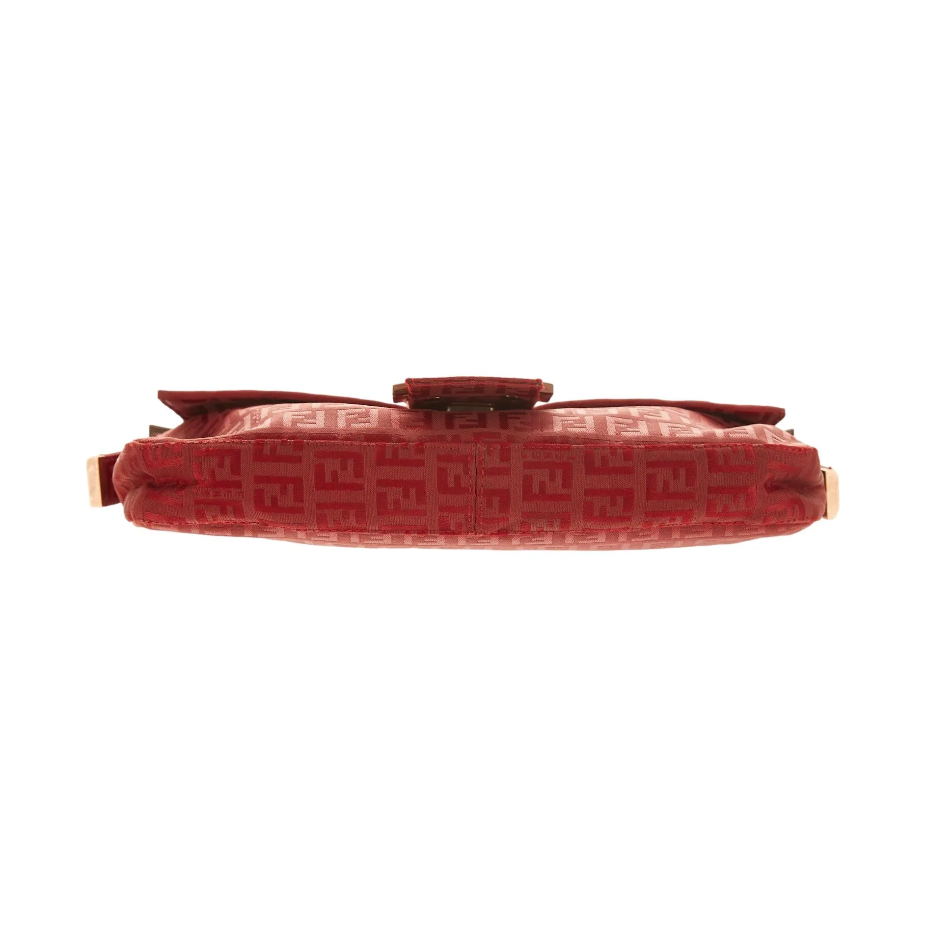 Fendi Red Logo Baguette