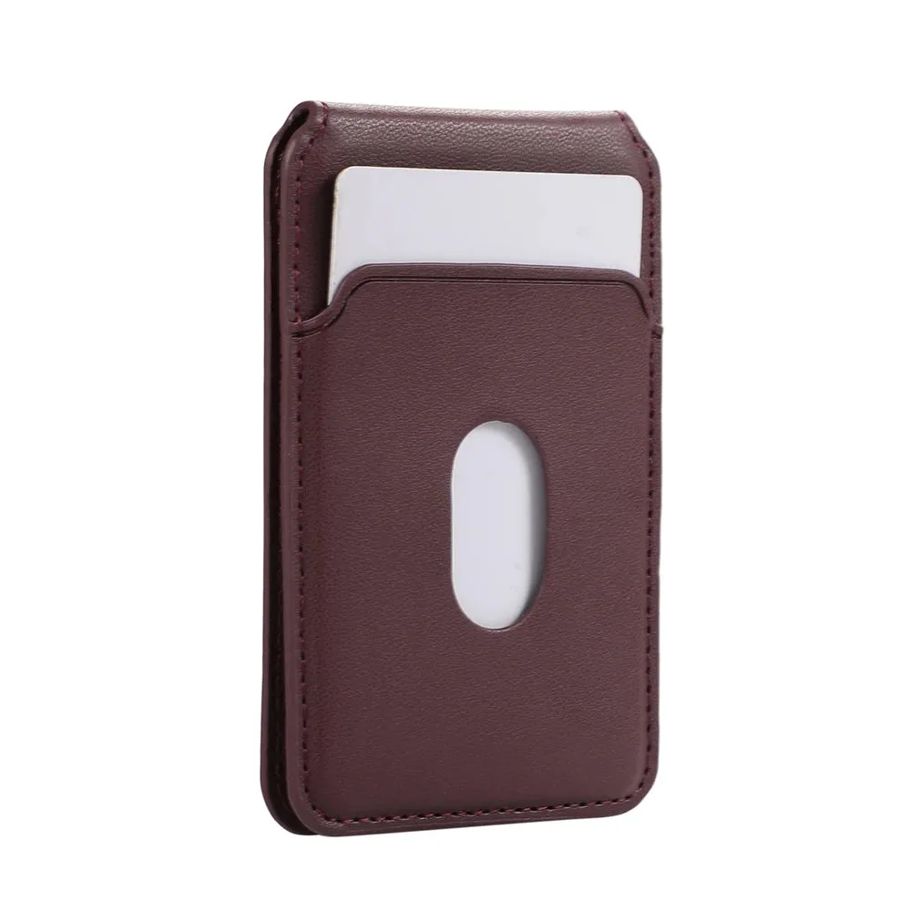 Folding Leather MagSafe® Wallet for Apple iPhone & Samsung Phone