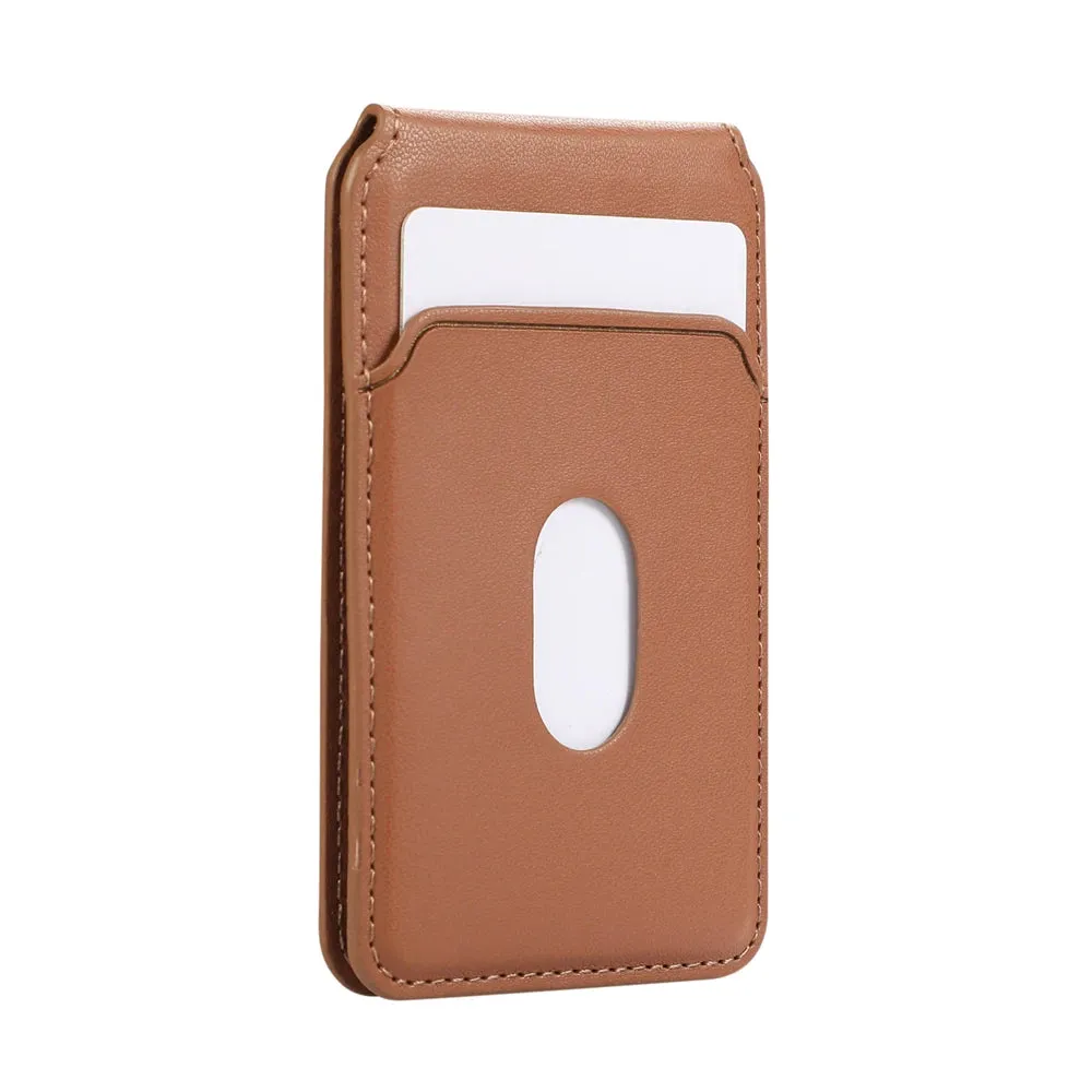 Folding Leather MagSafe® Wallet for Apple iPhone & Samsung Phone