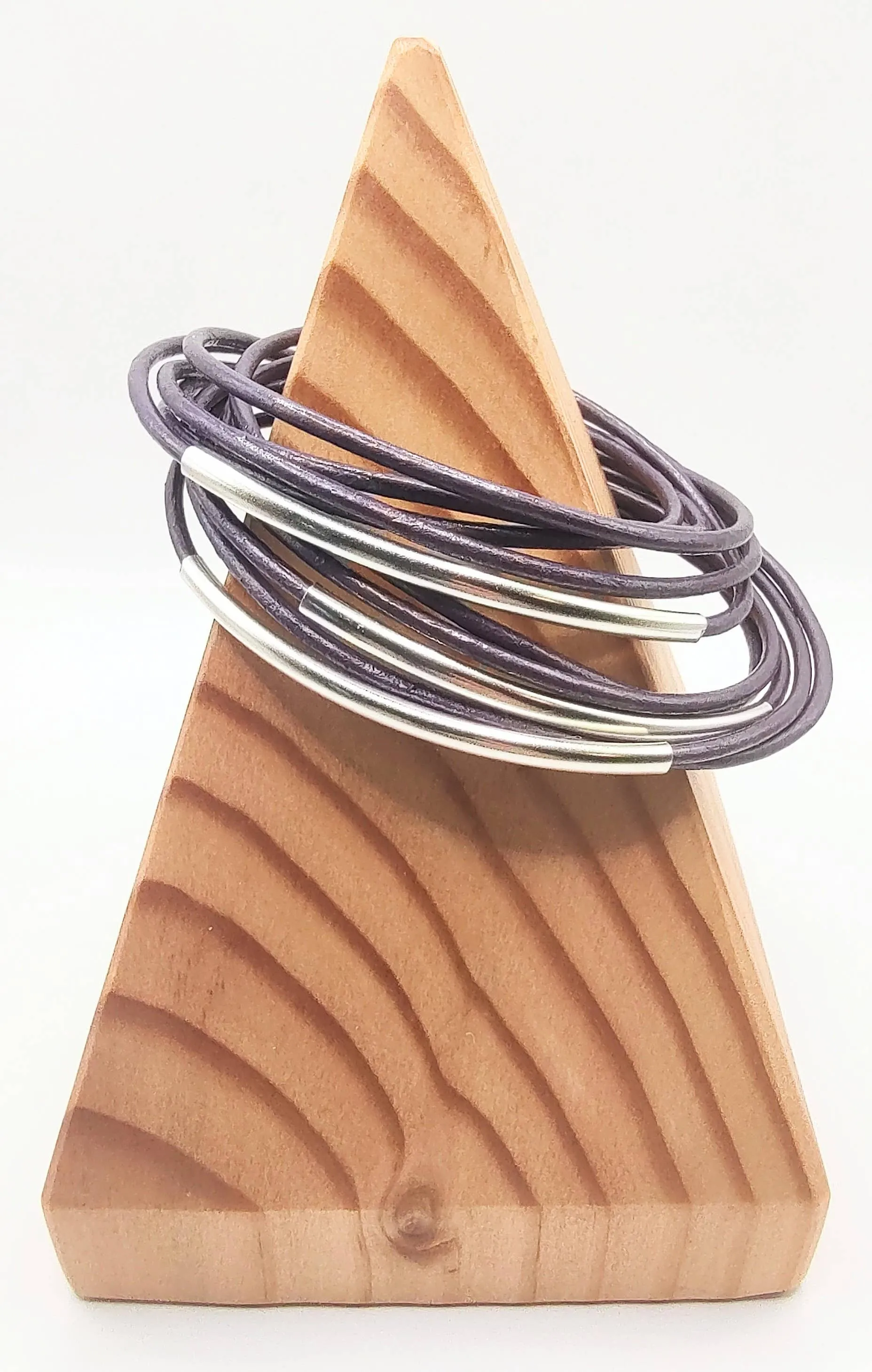 Genuine Leather Berry Wrap Bracelet