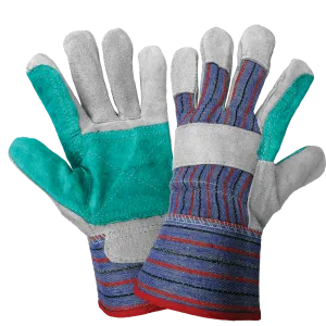 Global Glove & Safety 2300DP Economy Split Cowhide Double Palm Gloves