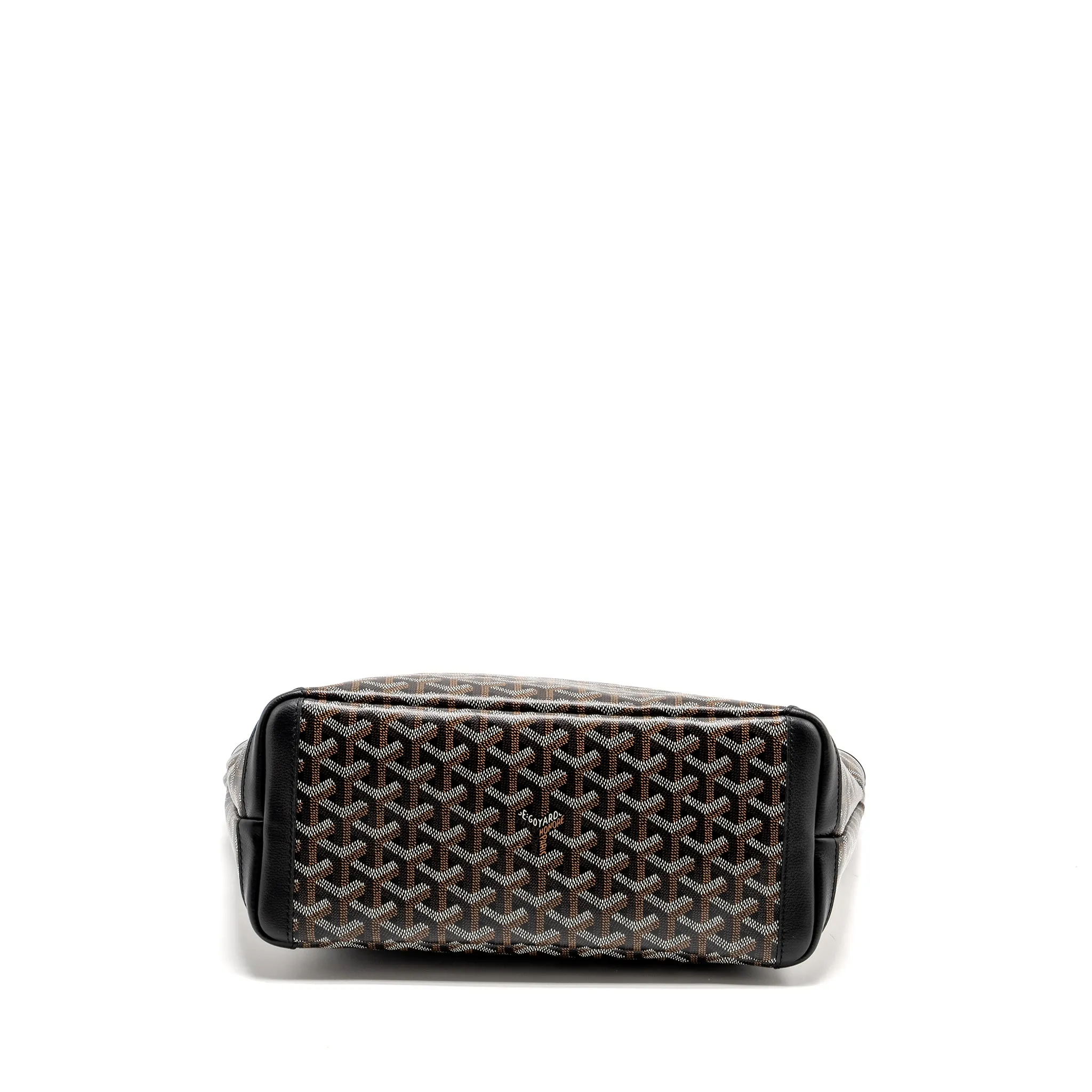 Goyard Artois PM Tote Bag Goyardline Canvas Black SHW