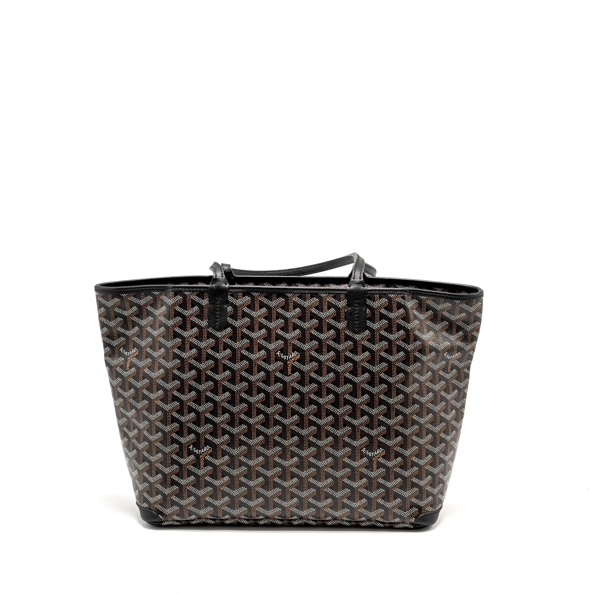 Goyard Artois PM Tote Bag Goyardline Canvas Black SHW