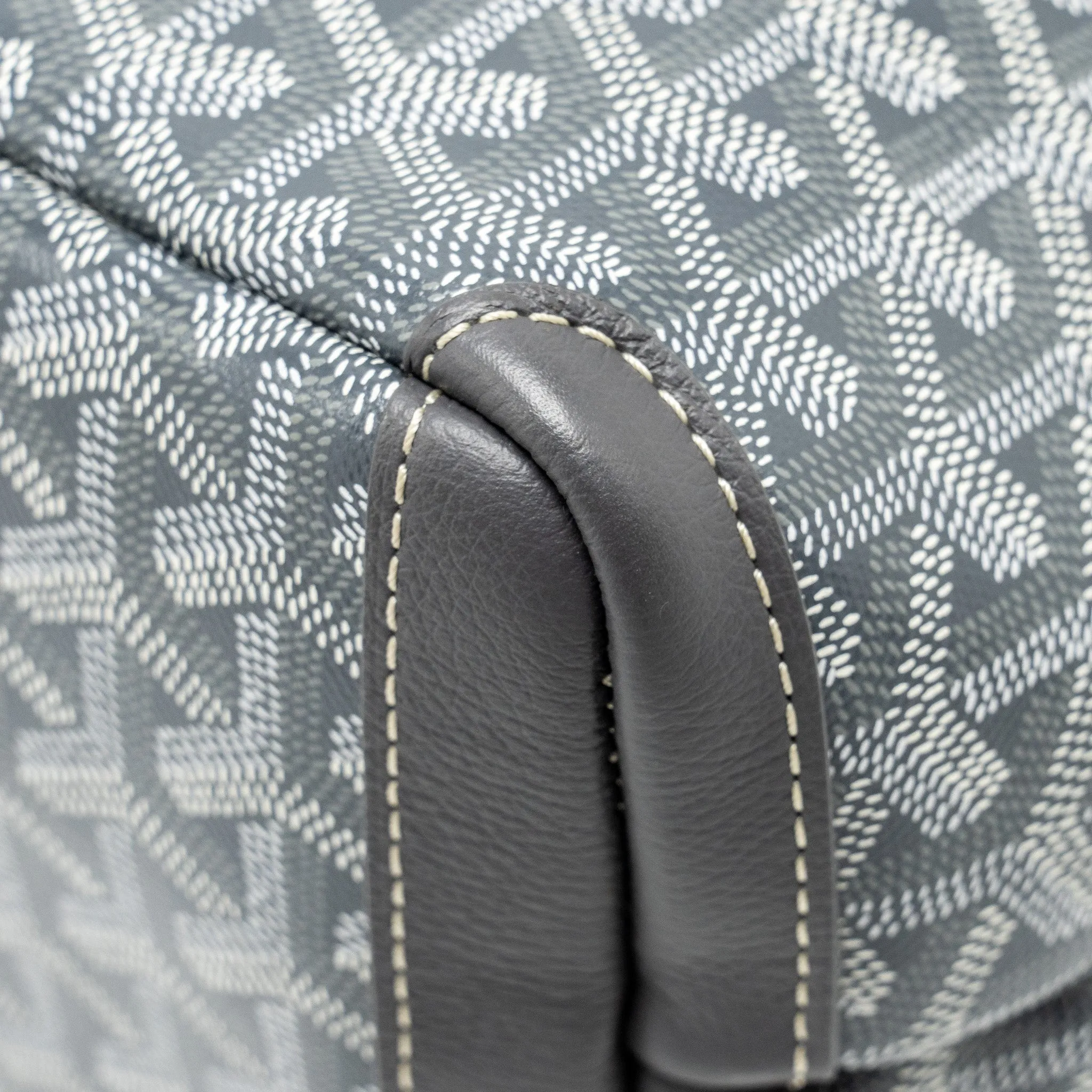 Goyard Artois Tote bag goyardline canvas / calfskin grey SHW