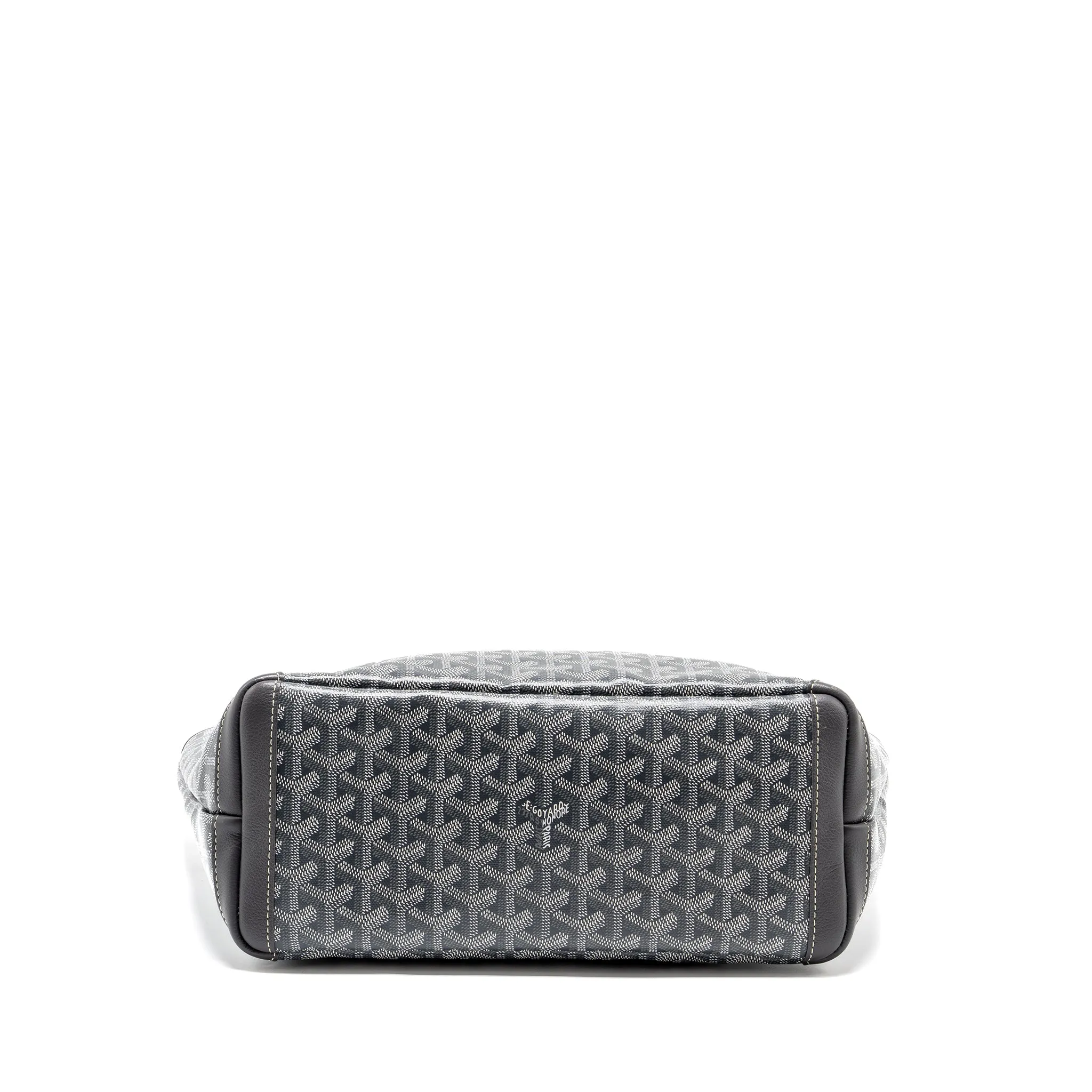Goyard Artois Tote bag goyardline canvas / calfskin grey SHW