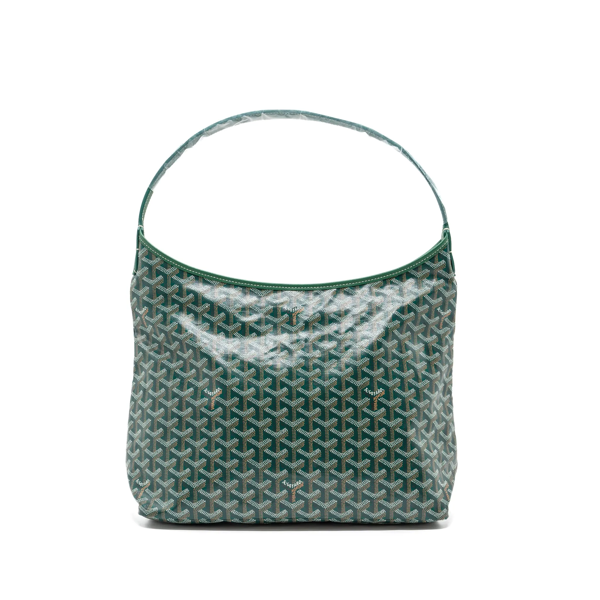 Goyard Boheme Hobo bag goyard line canvas / calfskin green SHW