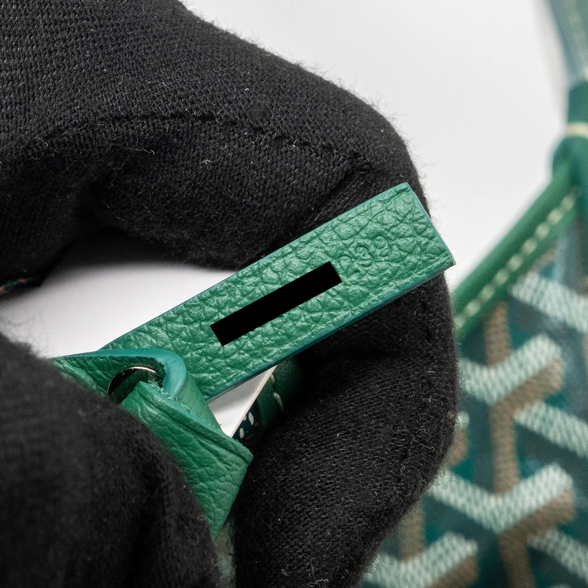 Goyard Boheme Hobo bag goyard line canvas / calfskin green SHW