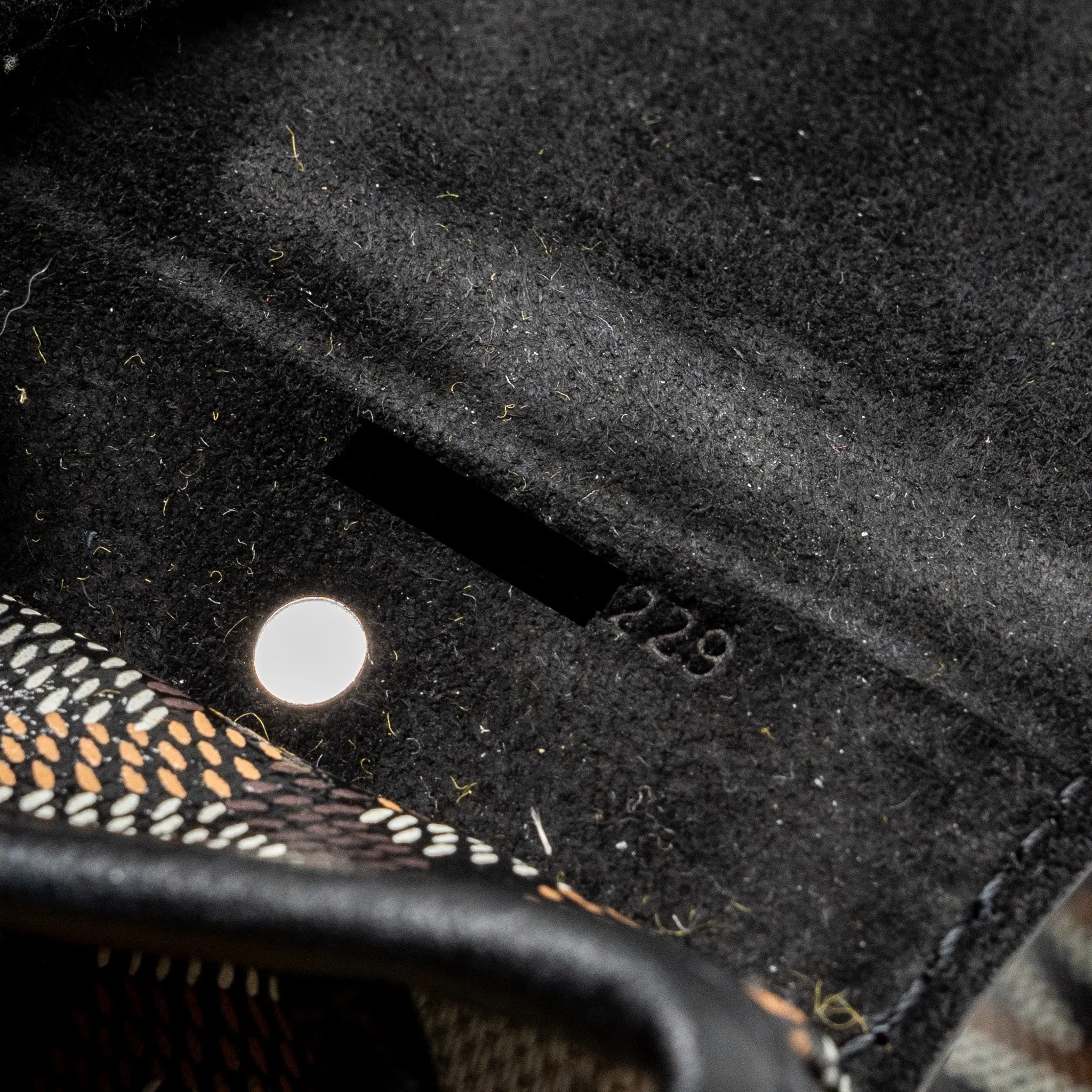 Goyard Mini Alpin Backpack Goyradline Canvas / Leather Black SHW