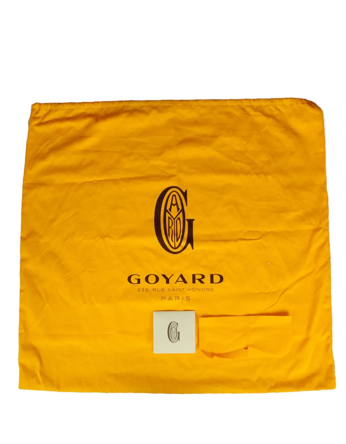 Goyard NWT Yellow Goyardine St. Louis GM Tote