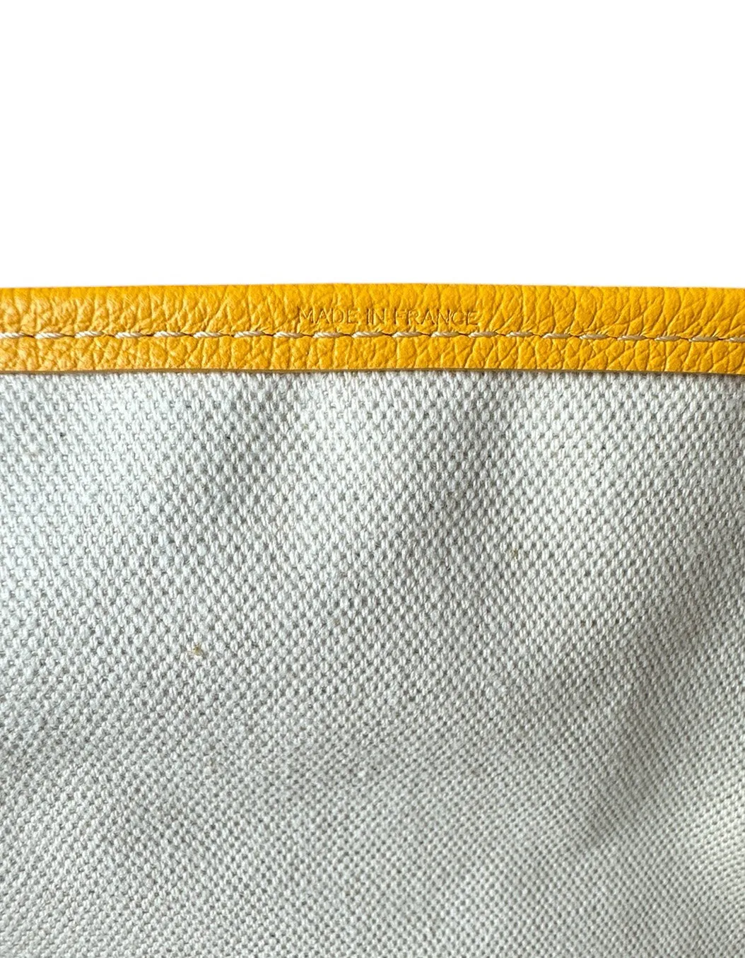 Goyard NWT Yellow Goyardine St. Louis GM Tote