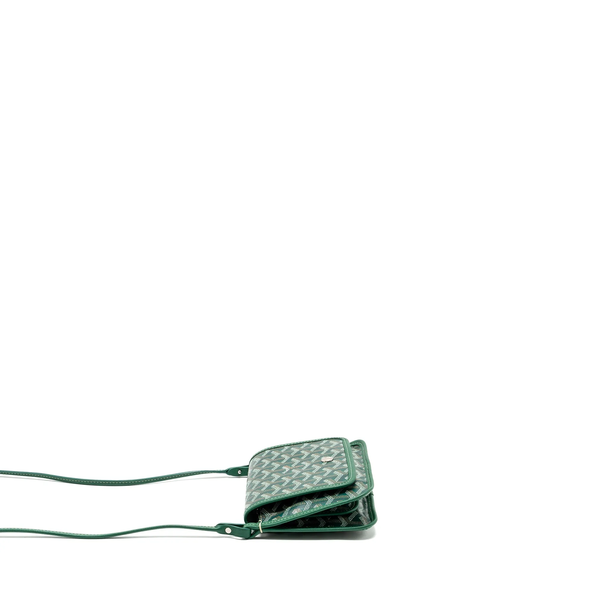 Goyard Portefeuille Pochette Plumet Goyardine Canvas VERT SHW