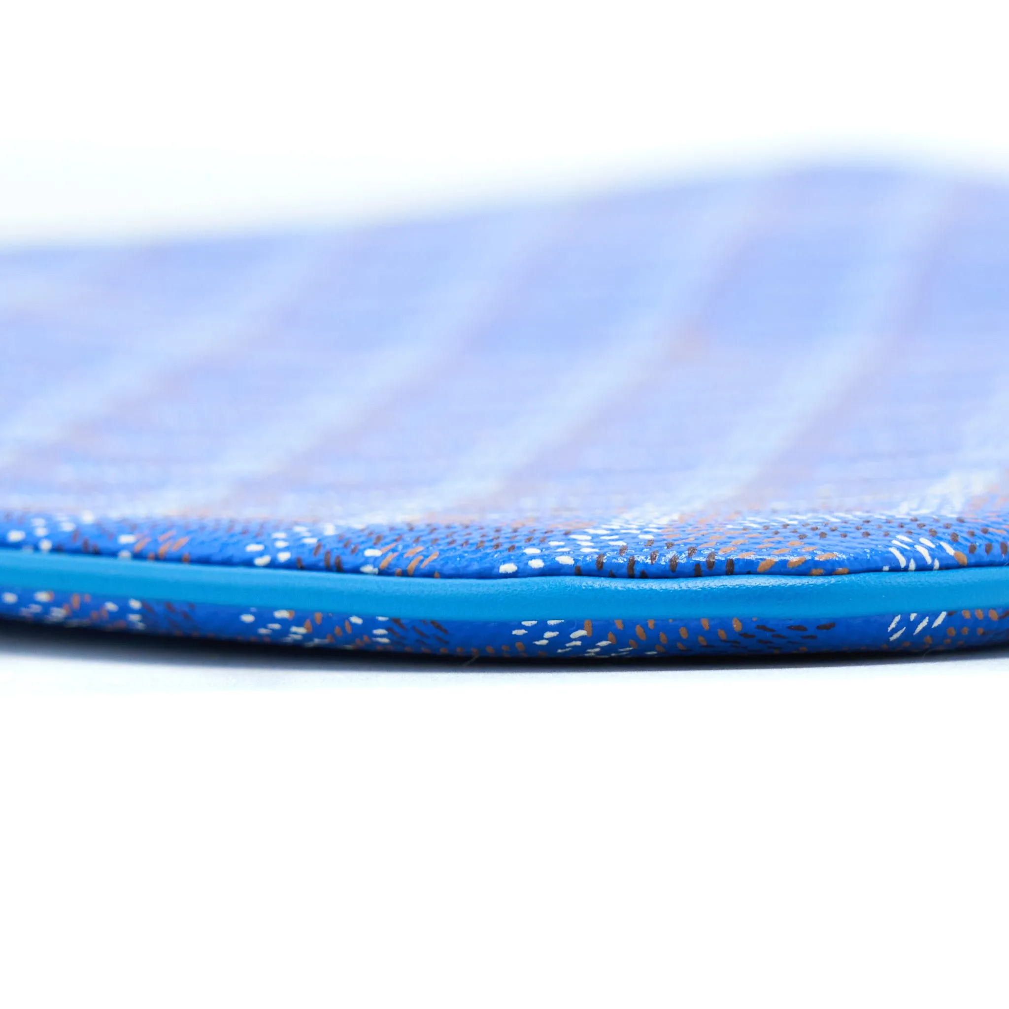 Goyard Senat MM Pocket Goyardine Canvas Blue SHW
