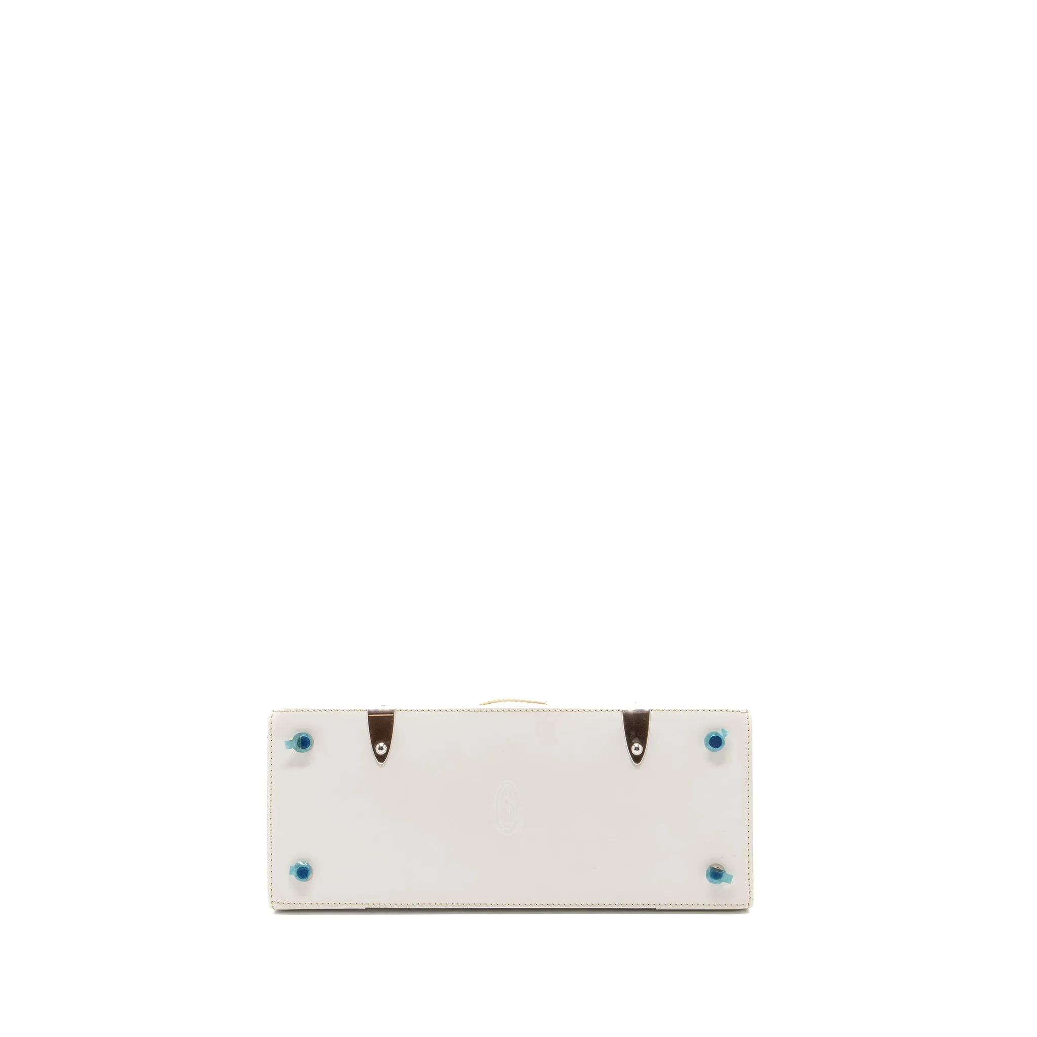 Goyard Structure Saigon PM bag canvas / calfskin white SHW