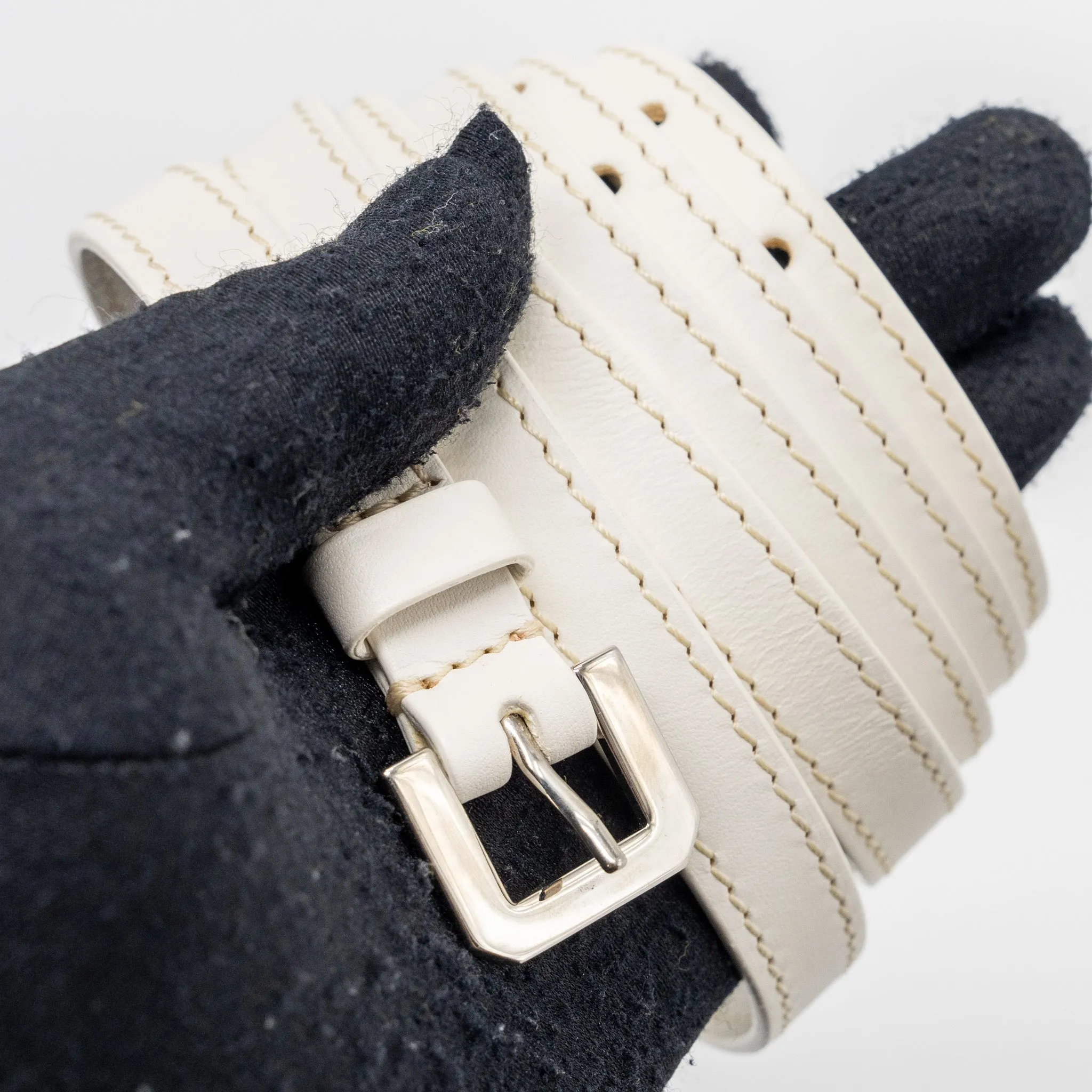 Goyard Structure Saigon PM bag canvas / calfskin white SHW