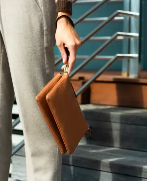 Greta Leather Clutch and Crossbody