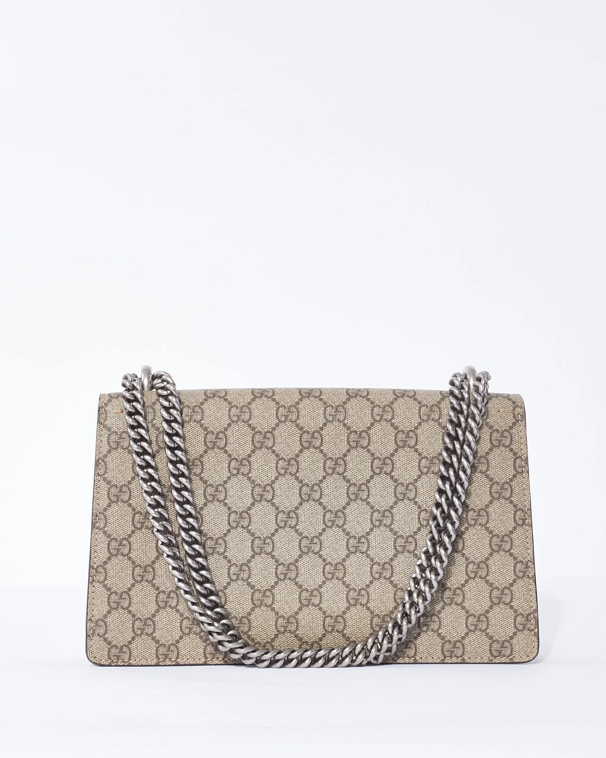 Gucci Beige Monogram GG Supreme Canvas Small Dionysus Bag
