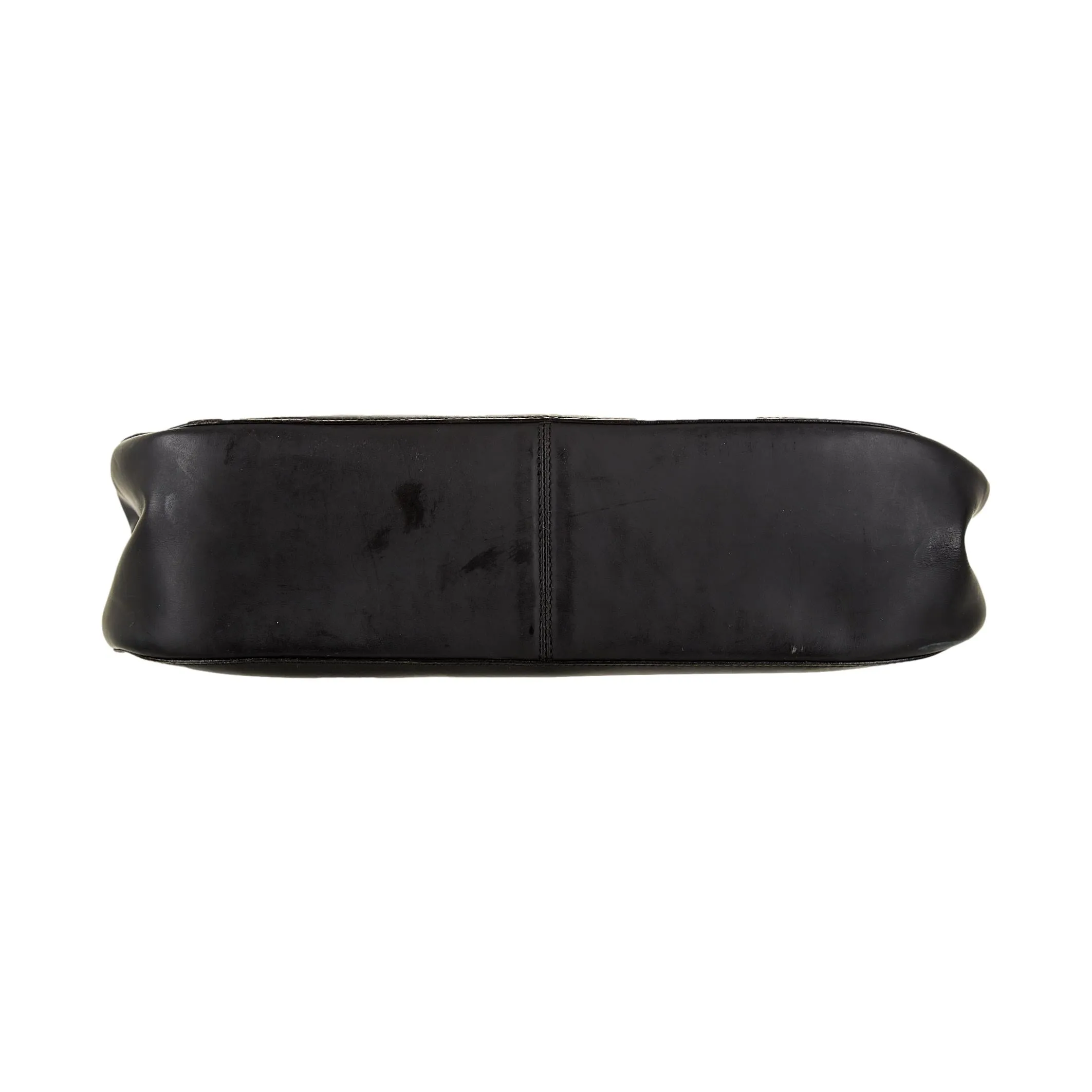 Gucci Black Bamboo Top Handle Bag