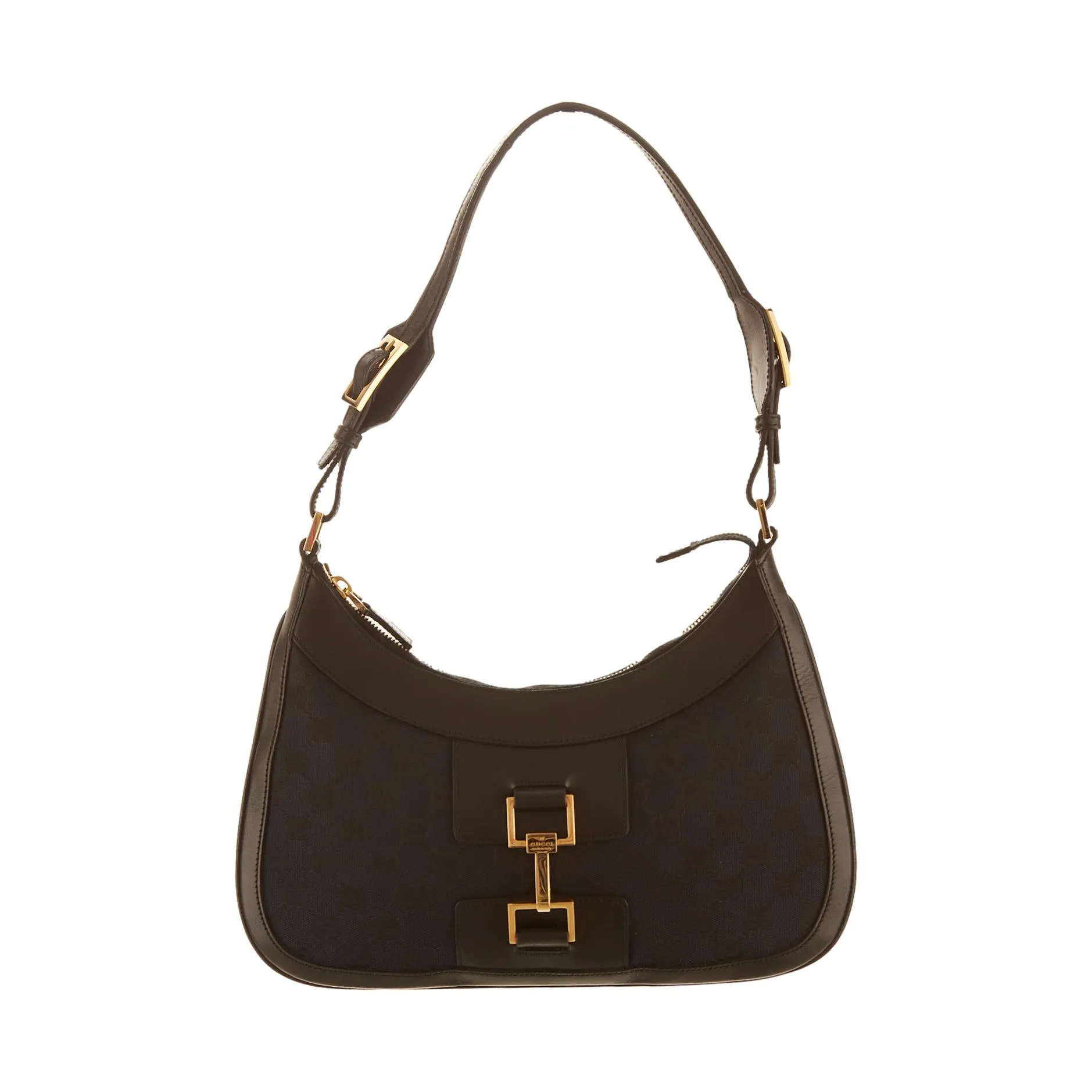 Gucci Black Canvas Jackie Bag