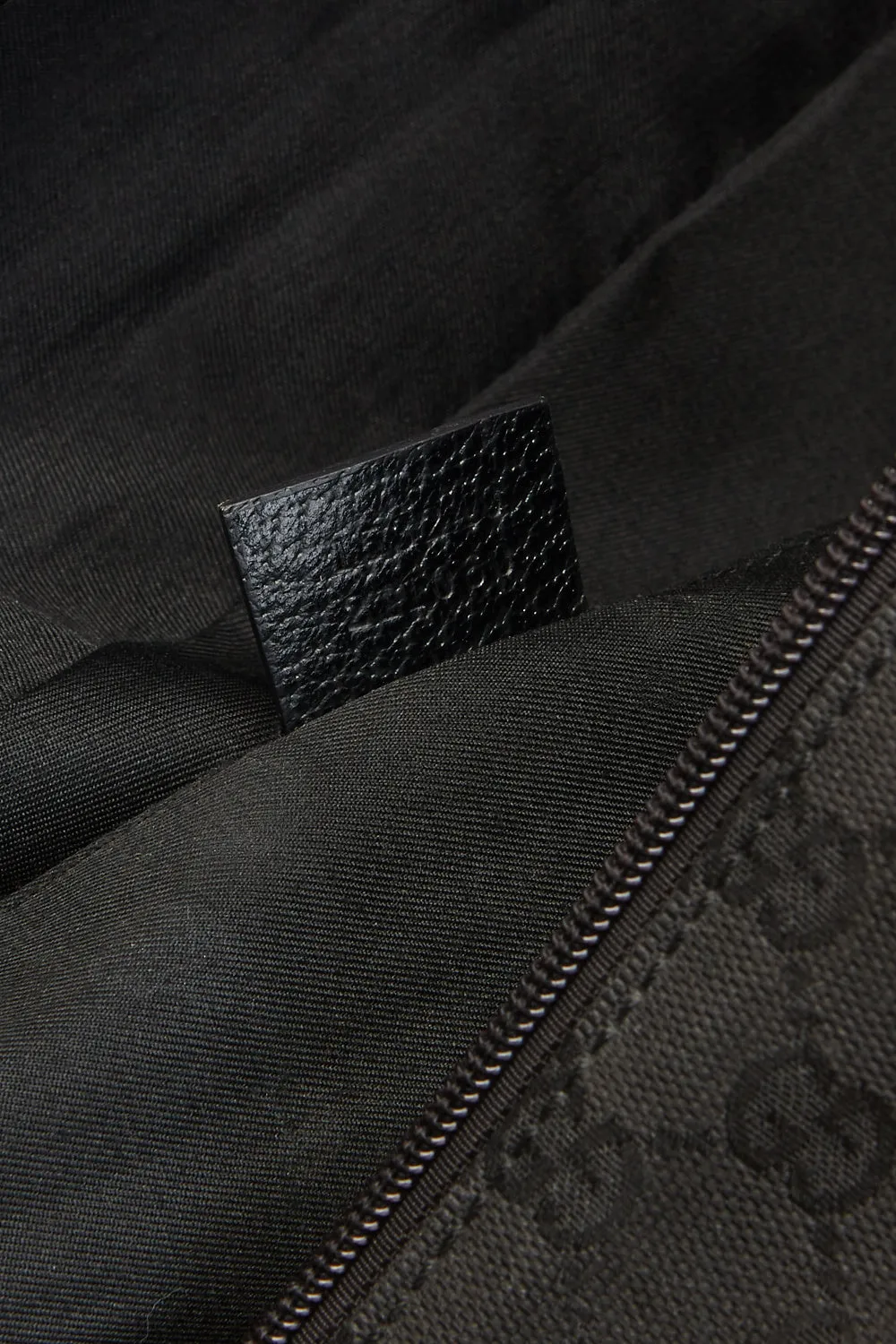 Gucci Black GG Canvas Web Duffle Bag
