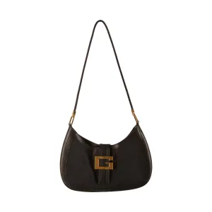 Gucci Black Leather Shoulder Bag