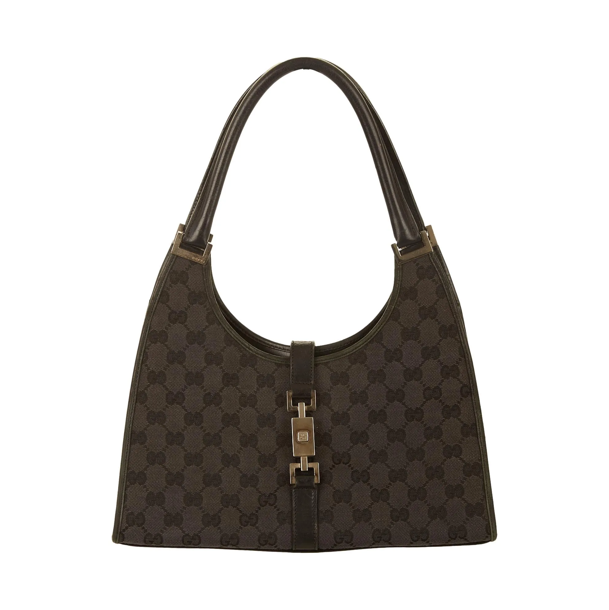 Gucci Black Logo Jackie Bag