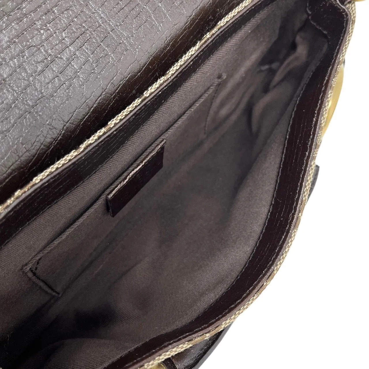 Gucci Brown Horsebit Chain Shoulder Bag