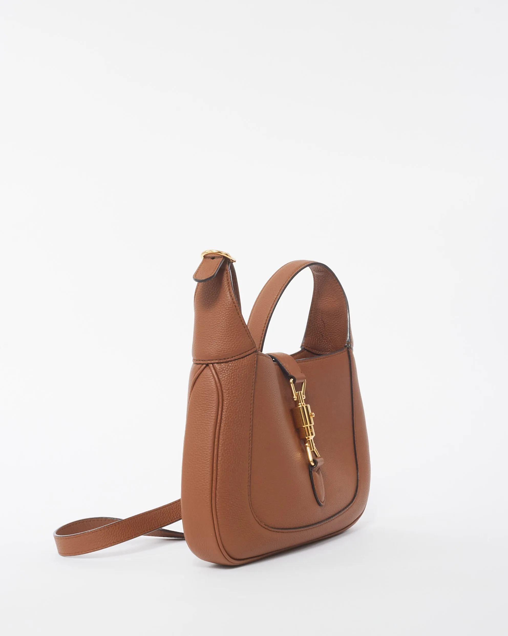 Gucci Brown Leather Small Jackie Shoulder Bag