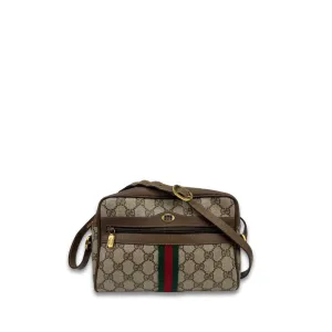 Gucci Brown Vintage GG Supreme Crossbody